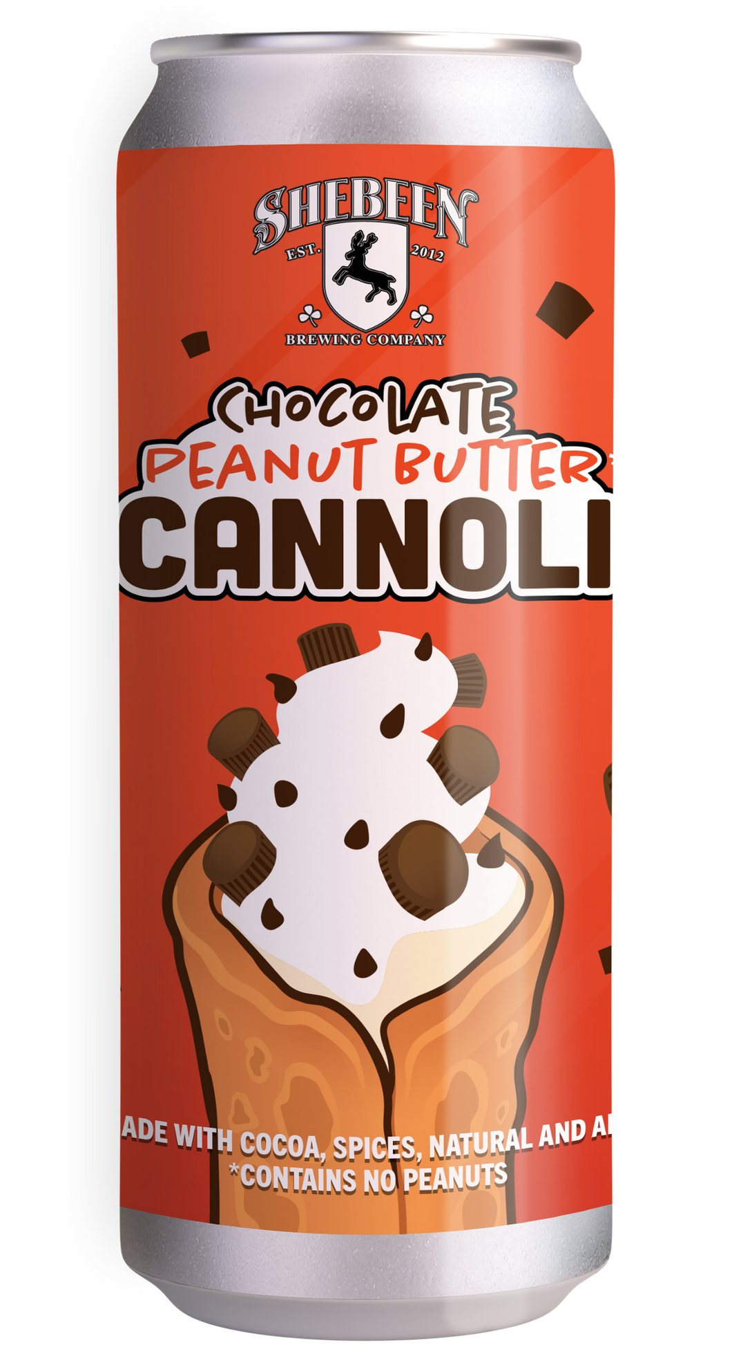 Chocolate Peanut Butter Cannoli Can